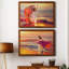 «Ocean Breeze», ensemble de 2 peintures sur toile encadrées-689590659-689590671
