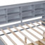 Daybed With Storage Shelf And USB Charging Ports-645543380