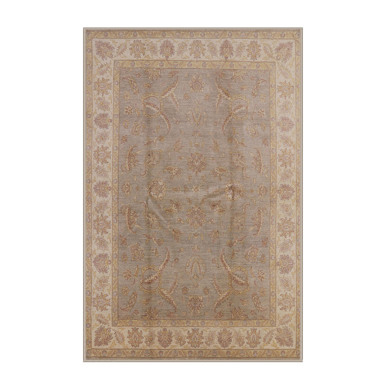 Tapis beige / gris Semund, Rectangle 8 pi x 12 pi