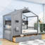Lit plateforme en bois avec 2 tiroirs Alakai-333855540-333855529
