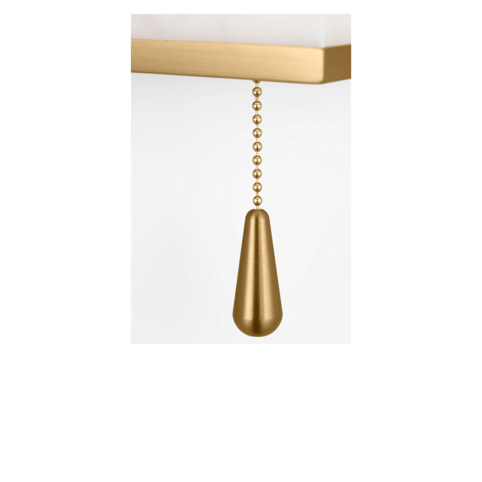 Whitley Vanity Light, Burnished Brass, 8"H x 7" W x 4.4" D