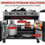 Royal Gourmet 4-Burner Propane Gas Griddle with Hood, Black
