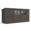 Total Sheds 14ft x 5ft Composite Pent Garden Shed - Single Door - With Windows - EPDM Rubber Roof - UK Manufactured