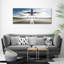 The Plane is Starting 1 Piece Wrapped Canvas Wall Art