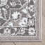 Tapis gris à motif de médaillon oriental transitionnel Granada-61512648
