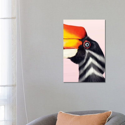 Rhinoceros Hornbill 1 Piece Wrapped Canvas Wall Art