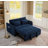 55.2" Sleeper Couch Corduroy Pull Out Sofa Bed-28978528