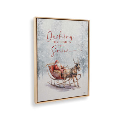 «Dashing Through the Snow» par Lux + Me Designs, reproduction d'art