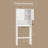 Rauscher Freestanding Over The Toilet Storage Cabinet With Doors and Adjustable Shelf