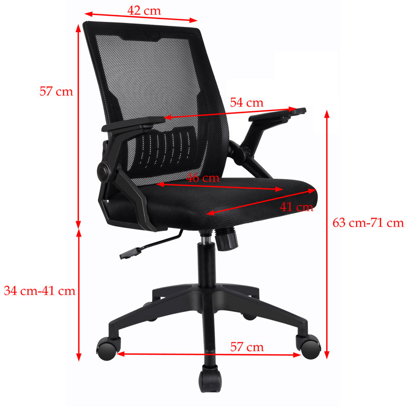 Natonia Mesh Task Chair, Black