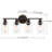 4-Light Bathroom Light Fixture with Clear Glass Shade-1347916726