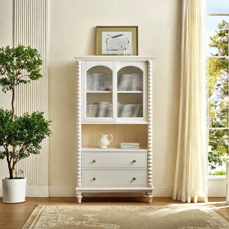 American Retro Solid Wood Bookcase | Stylish Storage