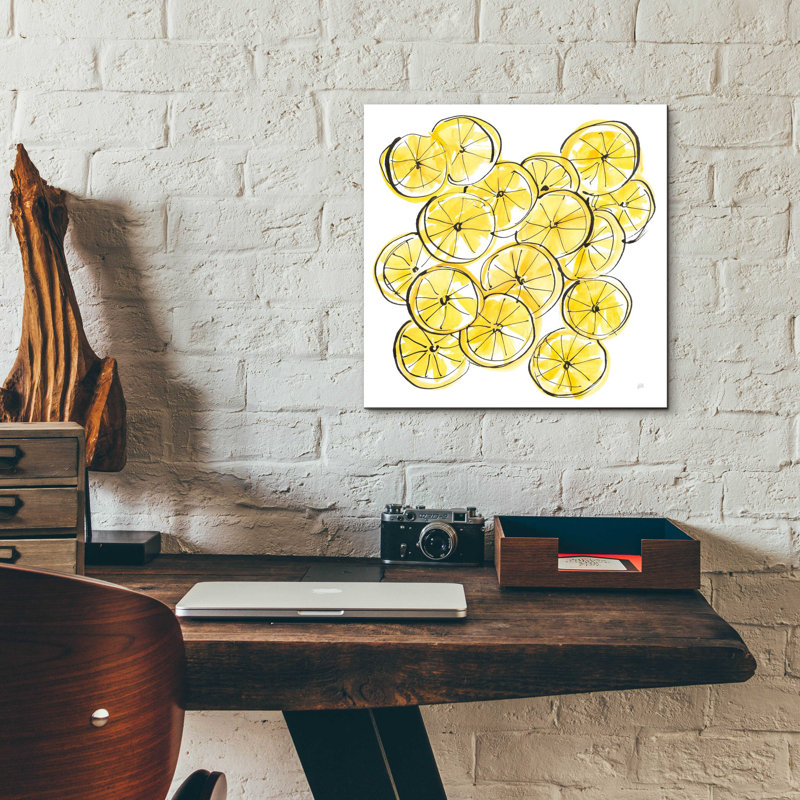 «Cut Lemons III» par Chris Paschke, H 12 po x l 12 po