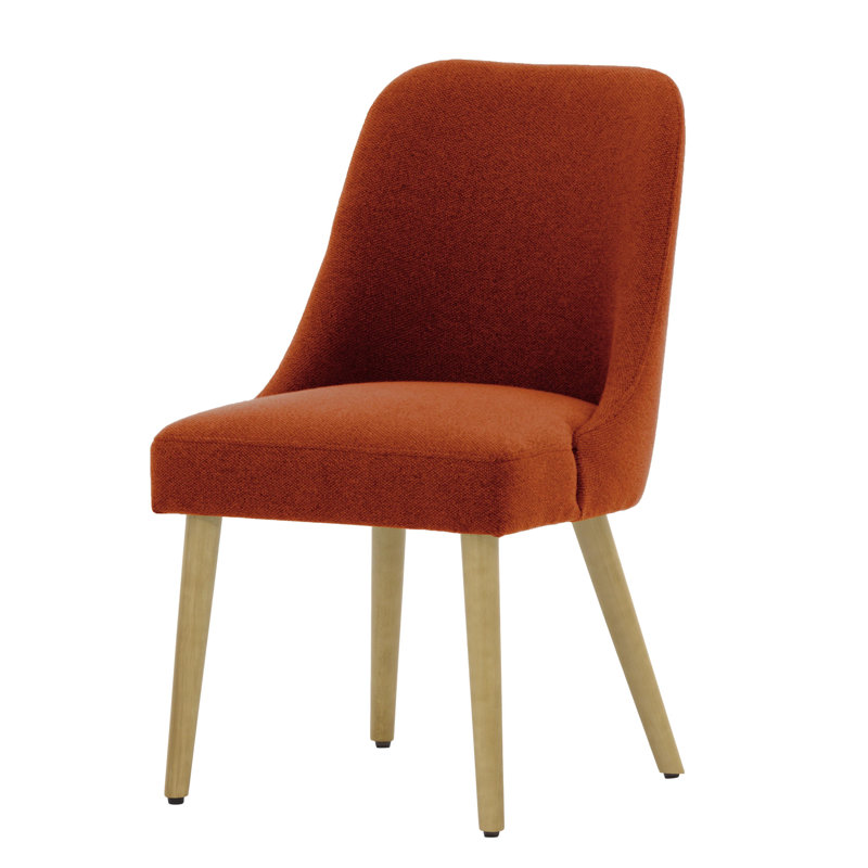 Lexi 48cm H Velvet Upholstered Side Chair, Red