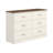 Allyannah 47" W 6-Drawer Manufactured Wood Double Dresser with Interlocking Drawers-1048630014