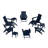 Joubert 6 - Person Patio Conversation Set-89864744