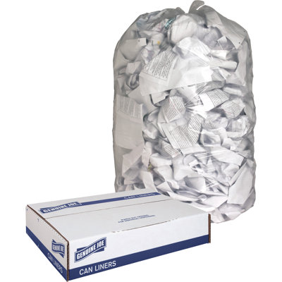 Polyethylene Plastic Recycling Bags - 100 Count
