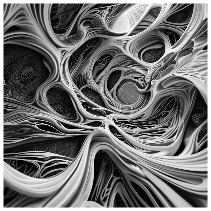 Intricate Abstract Swirls Duvet Covers, King