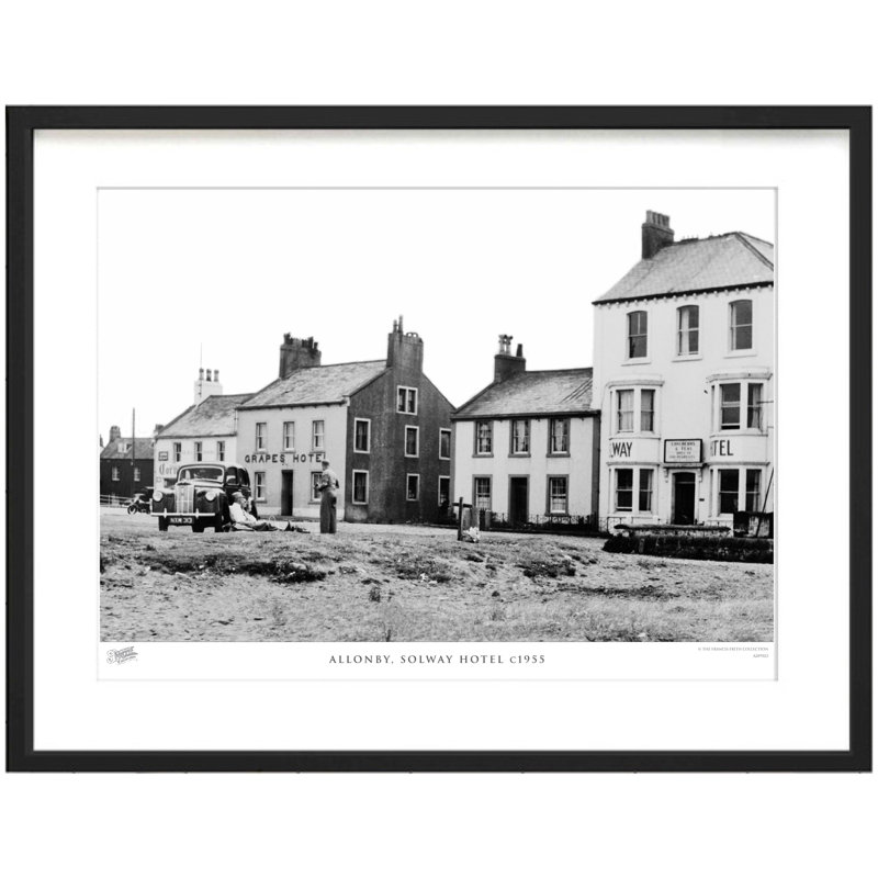 Allonby, Solway Hotel C1955 by Francis Frith - Single Picture Frame Print, 28cm H x 36cm W x 2.3cm D