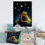 Petit garçon avec renard, Le Petit Prince, impression sur toile-67406500-67406502