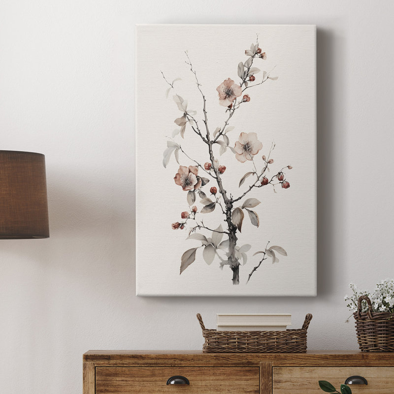 Motif floral rétro Vintage