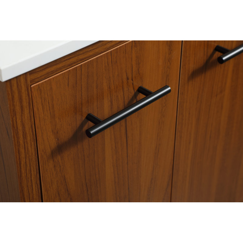 Ensemble de meuble-lavabo simple 24 po Cyrus, Teck