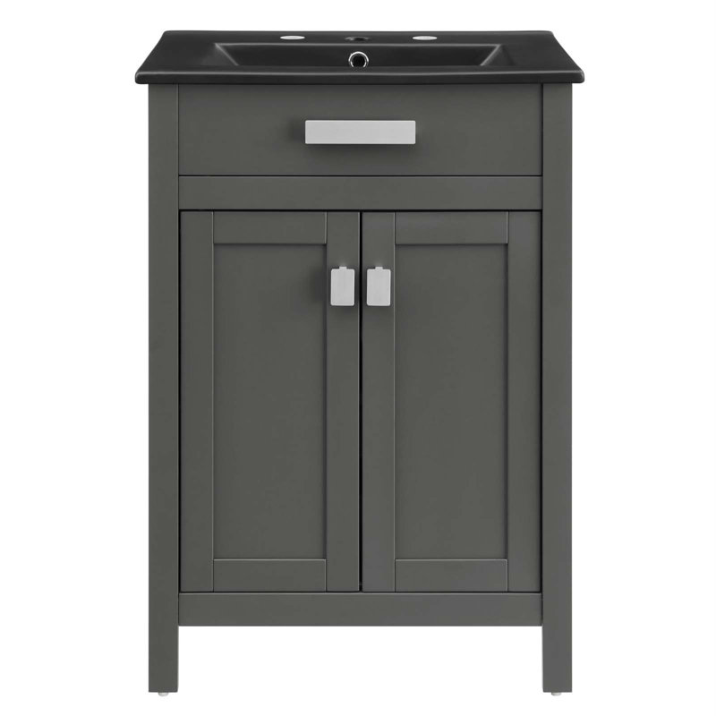 Meuble-lavabo Laguna de Modway, Noir