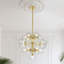 Lustre 19 lumières en verre tourbillonnant à niveaux-417157520
