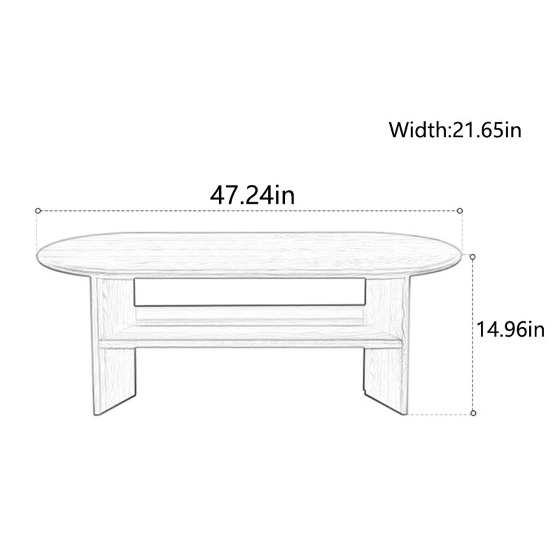 All solid wood multi-functional simple tea table, Dark Brown