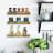 6 Jar Solid Wood Spice Rack