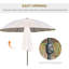 Aarun 279cm Tilt Beach Parasol-55967168
