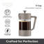 Cafetière 5 tasses Borosilicate (600 ml, 20 oz)