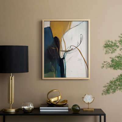 Reproduction encadrée ABSTRACT Series DCX - bois massif