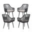 Chaise de patio avec coussin-97811119