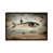 Toile avec cadre en bois brun classique est en rupture de stock