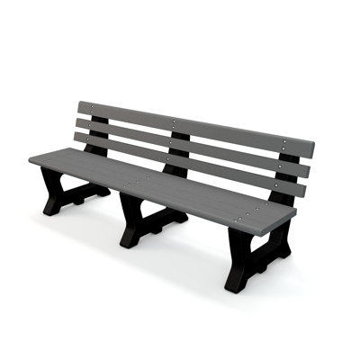 Adams Brooklyn Recycled Plastic Park Bench
