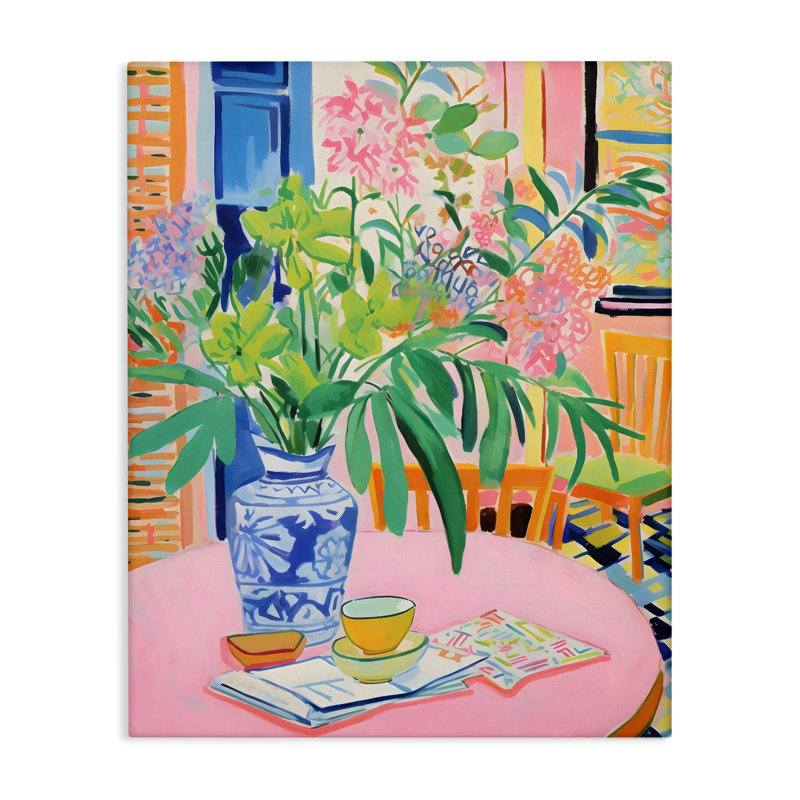Fleurs à la table, design par Creative Studio, H 20 po x l 16 po