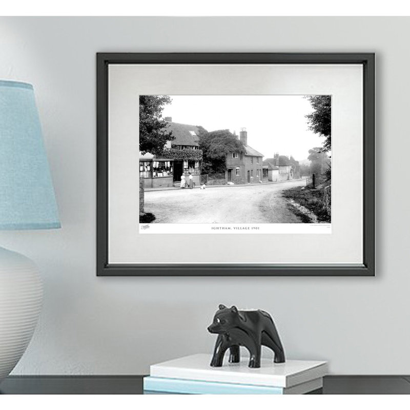 Ightham, Village 1901 by Francis Frith - Single Picture Frame Print, 40cm H x 50cm W x 2.3cm D