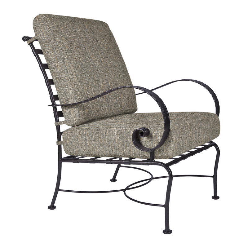 Classico Outdoor Lounge Chair, Graphite, Adena Shale