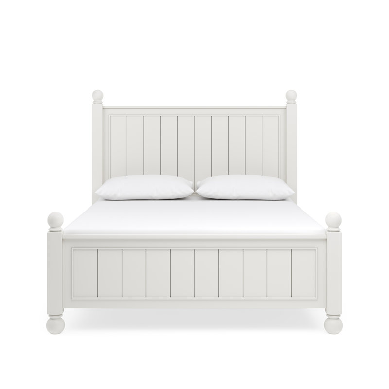 Harper Panel Bed, California King, Milkstone