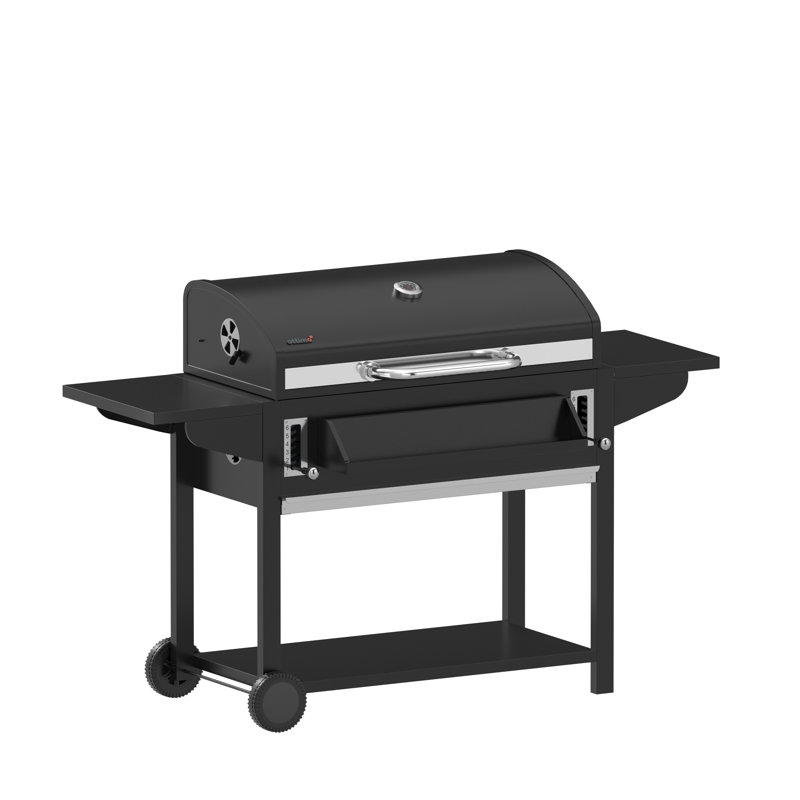 Charles Bentley 164cm W Barrel Charcoal Grill
