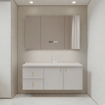 Modern French minimalist bathroom cabinet