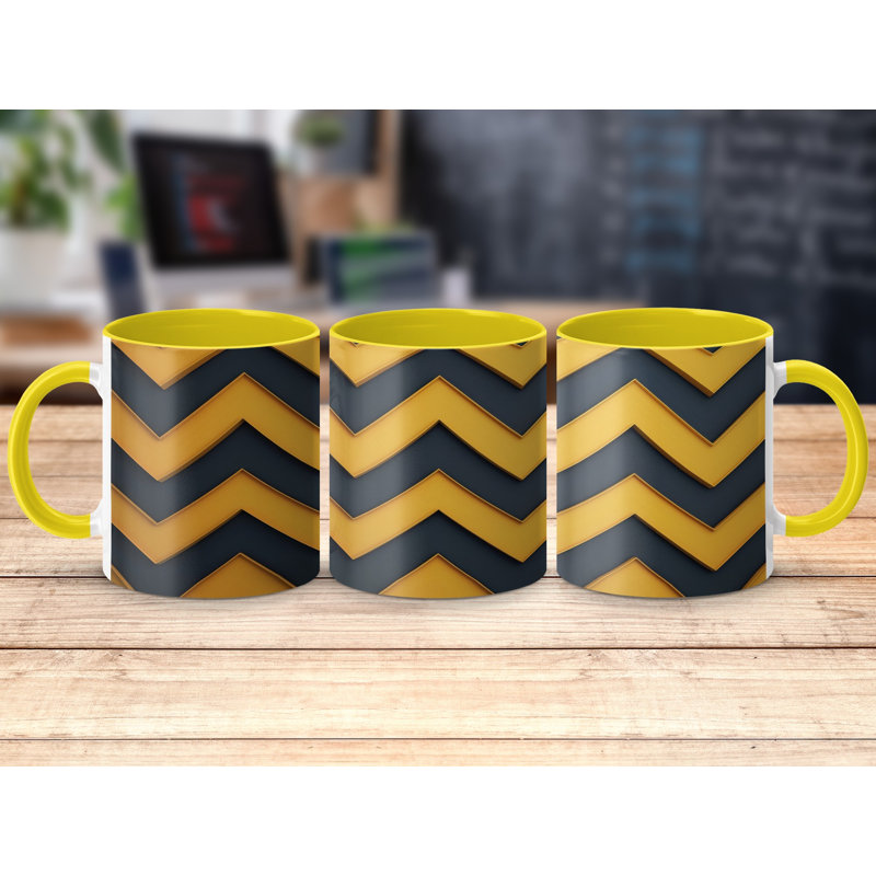 Ceramic Coffee Mug, Yellow