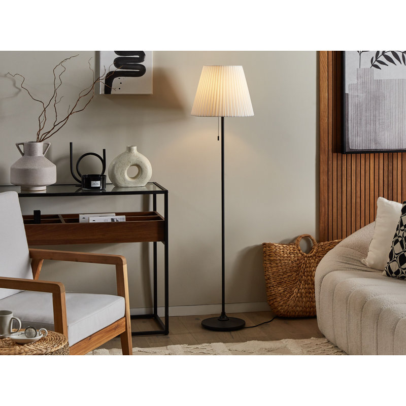 Shutt 148cm Traditional Floor Lamp, Black