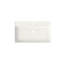 Lavabo de meuble-lavabo de salle de bain en résine solide à surface solide - blanc mat, largeur 18,43 po, profondeur 31,32 po, hauteur 4,82 po, 33,66 lb, s'adapte à tous les designs, surface de haute qualité, types d'installation multiples, simple
