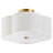 4-Light Fabric Semi Flush Mount Ceiling Light Fixture-449174278-449174273