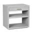 Livia 1 - Drawer Solid Wood Nightstand-44461718