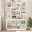 Bibliothèque de rangement H 74,8 po avec 10 tablettes ouvertes-954891148