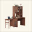 Bureau d'ordinateur avec bureau rotatif à 90 degrés, bureau avec tiroir de rangement et armoires, bureau de jeu avec tablettes, bureau d'étude, bureau de travail pour le bureau à domicile, salon, chambre à coucher-1723198740