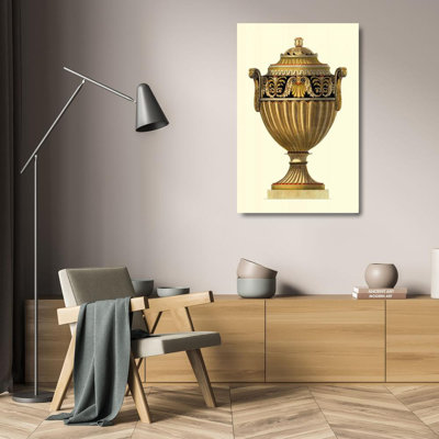Canora Grey Vision Studio Gallery Wrapped Canvas Art Titled: Empire Urn III